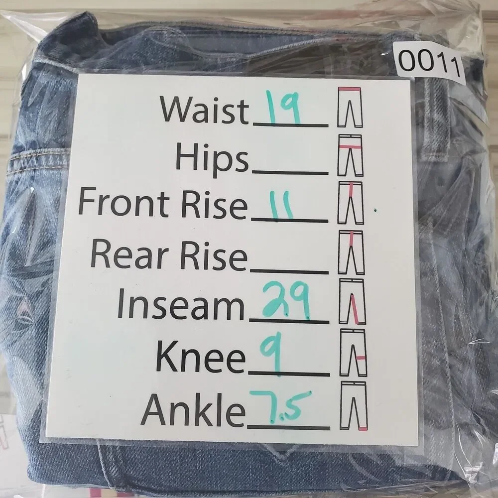 36 actual (38x29) Hudson Blake Slim Straight Men's Jeans 36 Denim Medium Light